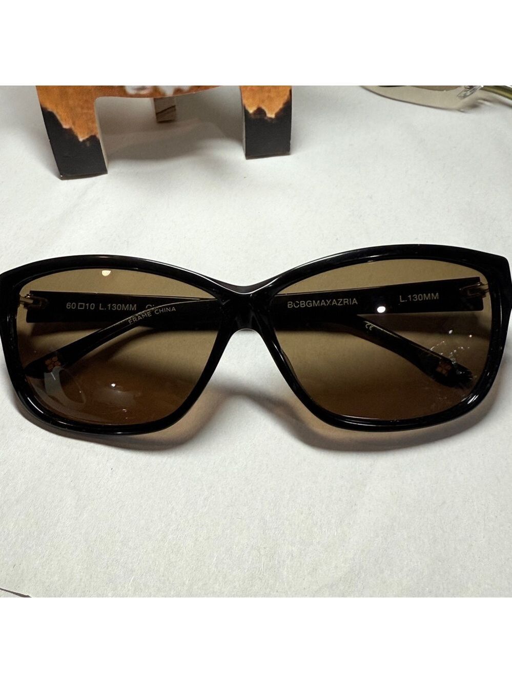 BCBGMaxAzria Black Sunglasses with Dark Tinted Lenses - Picture 3 of 8